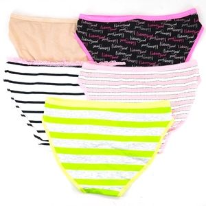 Victoria's Secret Intimates & Sleepwear - Victoria's Secret Multi Set Of 5 Bikini Cut Pantie Victoria's Secret Intimates & Sleepwear - Victoria's Secret Multi Set Of 5 Bikini Cut Pantie